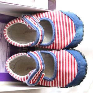 pediped Louisa Nautical Baby Shoes - patriotic